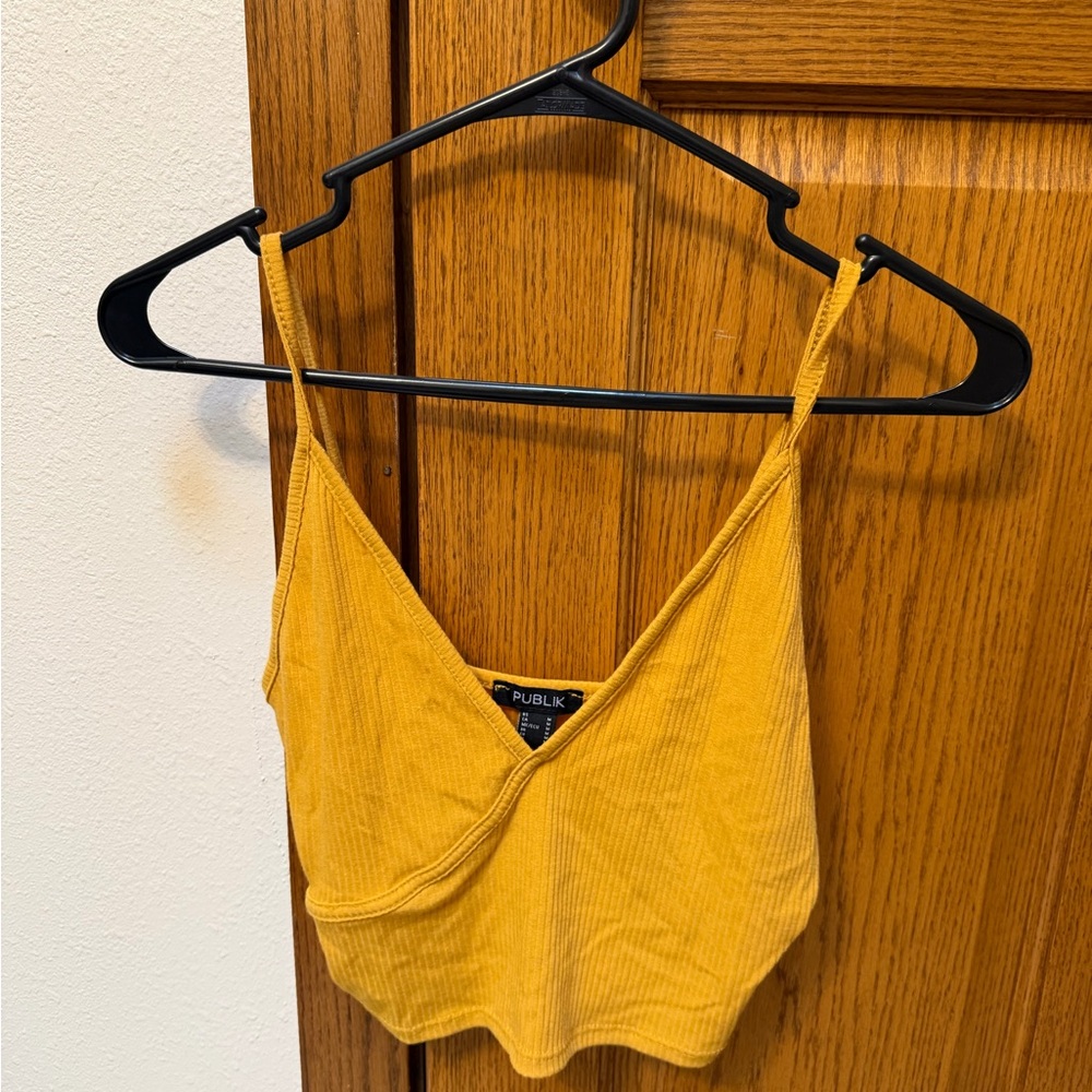 Publik Mustard Camisole Top